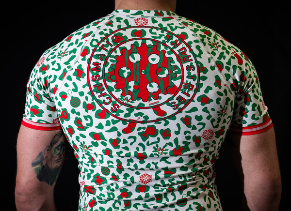 Peppermint Leopard Rashguard!