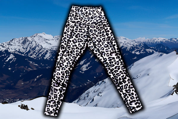 Womens Snow Leopard Spats - Schismatic Industries