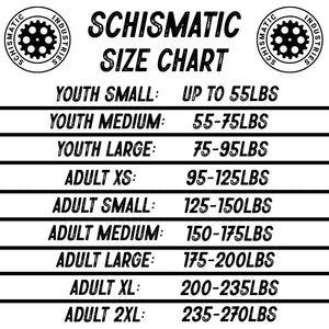 Death From Above Rashguard size chart - Schismatic Industries