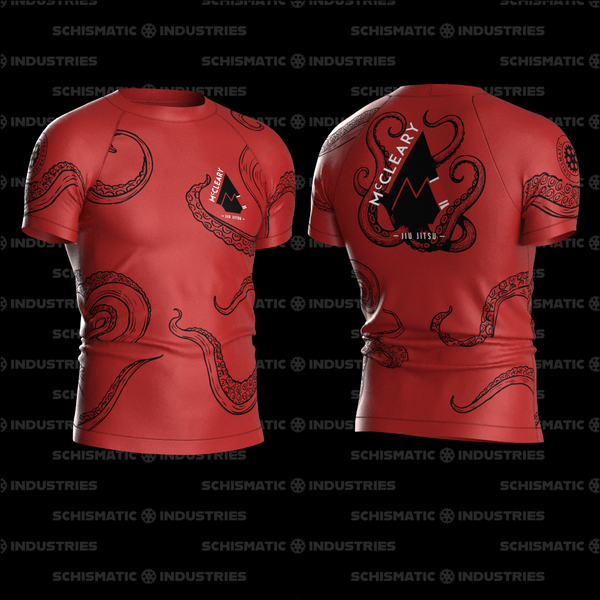 McCleary Jiu-Jitsu Ranked Rashguard Preorder! - Schismatic Industries